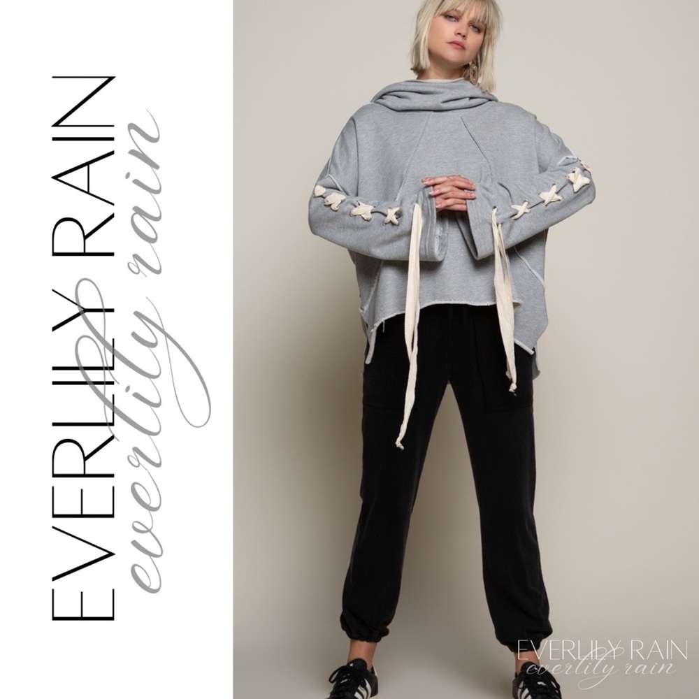 POL Cowl Neck Hoodie - Picture 4 of 12